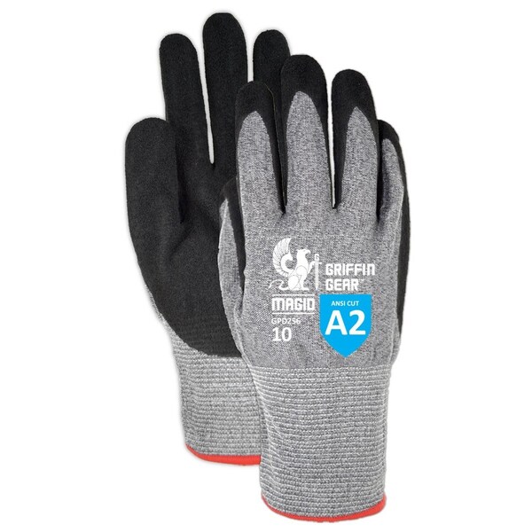 Griffin Gear Hyperon Foam Nitrile Palm Coated Work Gloves Cut Level A2